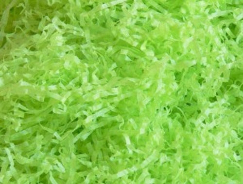 Lime Green Shredded Tissue Paper Image 3